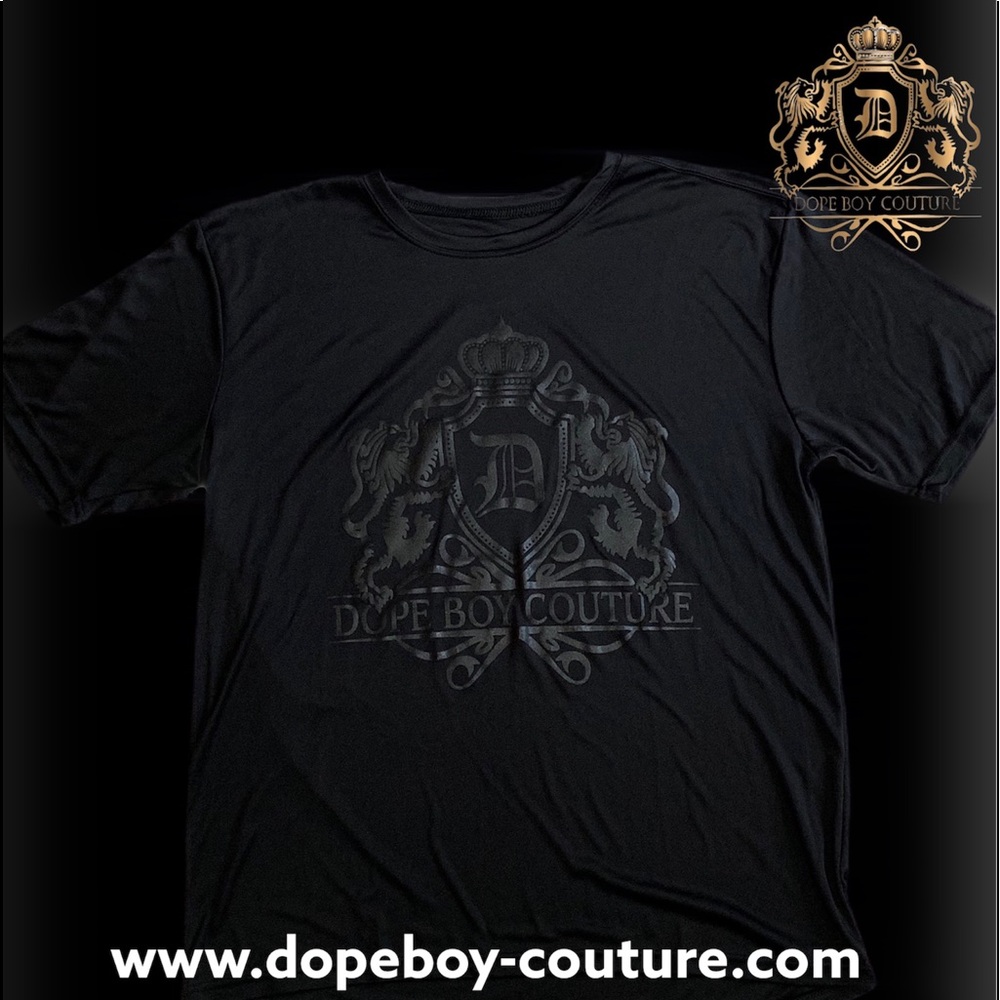 Ultra Black Dope Boy Couture Signature T Shirt